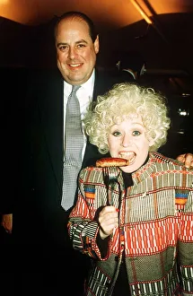 Barbara Windsor Actress with Food Minister Nicholas Soames at the Launch of the Sausage