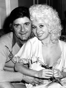 Flowers And Plants Prints: Barbara Windsor Actress at home with her husband Ronnie Knight July 1980