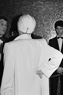 Barbra Streisand attends the Royal Charity Premiere of Yentl at the Leicester Square