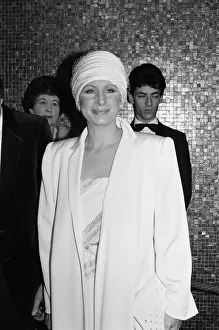 Barbra Streisand attends the Royal Charity Premiere of Yentl at the Leicester Square