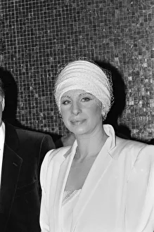 Barbra Streisand attends the Royal Charity Premiere of Yentl at the Leicester Square