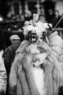 Barbra Streisand on the set of On a Clear Day You Can See Forever