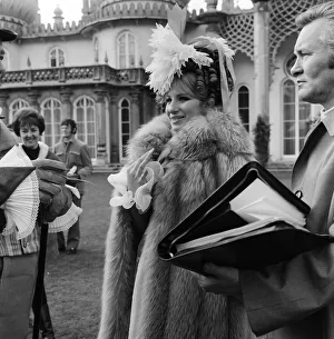 Barbra Streisand on the set of On a Clear Day You Can See Forever