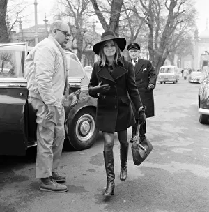 Barbra Streisand on the set of On a Clear Day You Can See Forever'in Brighton