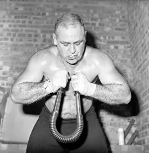 Weights Prints: Bare Knuckle Boxer: Donny The Bull'Adams. October 1975 S75-5727-001
