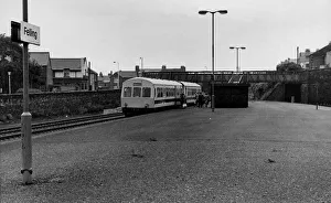 Diesel Prints: The bare platform of Felling Railway Station after the old station has been demolished