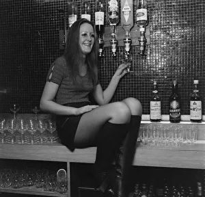 01473 Prints: Barmaid at Mecca Bingo Hall, Middlesbrough, 1972, Photocall