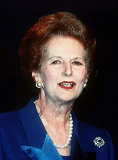 00198 Prints: Baroness Margaret Thatcher at the Tory Party Conference at Brighton 1994