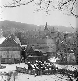 The barrel store for the Glen Grant Distillery in the Highland village of Rothes
