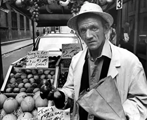 Fruit Prints: Barrow Boy Jackie Prendergast who is featured in Newcastle