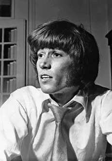 Barry Gibb of the Bee Gees pop group who was recently fined £2