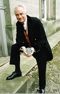 Barry Howard actor on the set of BBC programme House of Windsor