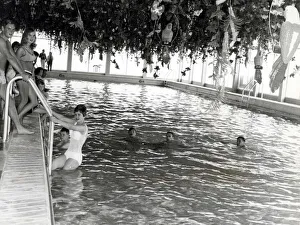00363 Prints: Barry Island Butlins Holiday Camp - One of the largest heated indoor swimming pools in