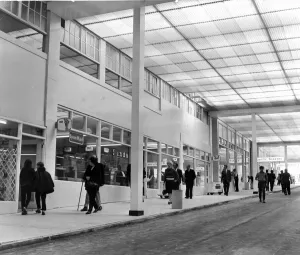 Barry Island - Butlins Holiday Camp - The main shopping arcade pictured just after it