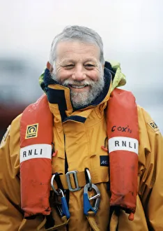 Men Only Prints: Barry lifeboat member Ray Brown. 19th January 1998