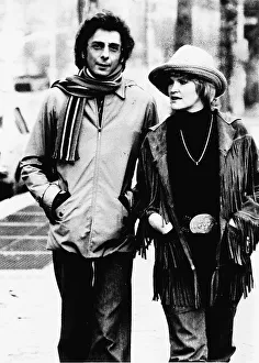Barry Manilow Pop Singer with his long-term partner Linda Allen dbase msi