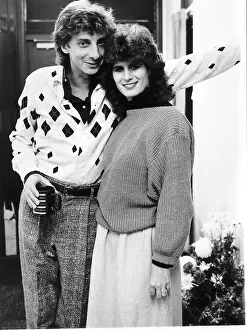 Barry Manilow Singer / Musician with his lover Dana Robbins Dbase MSI