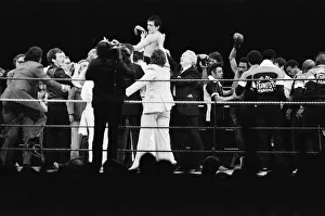 Barry McGuigan vs Eusebio Pedroza at Queens Park Rangers football stadium, Loftus Road