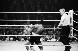 Barry McGuigans second defence of his WBA title against Danilo Cabrera at The Royal
