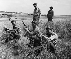 France Prints: A battalion of the Leicester Regiment serving with the British Army in the Middle East