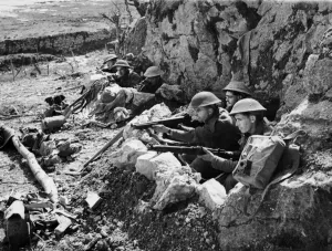 The Battle of Monte Cassino, a series of four assaults by Allied Forces against the Axis