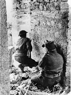 01194 Prints: The Battle of Monte Cassino, a series of four assaults by Allied Forces against the Axis