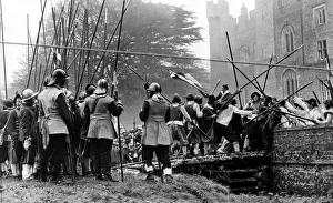 Acting Prints: Battle re-enactments - A battle between the Kings Army and the Roundheads 3 May 1981