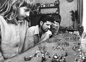 00270 Prints: Battles often rage in the home of Harry Boraston. He has already enacted the skirmish