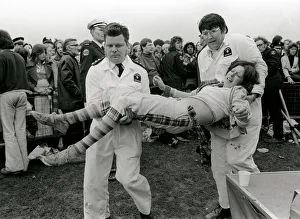 Bay City Rollers Pop Group Fans Injured At A Radio One Fun Day May 1975 OPS