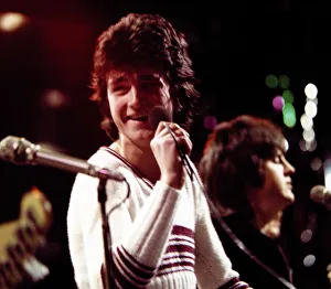 Bay City Rollers - Pop Group seen here during rehearsals for the BBC television