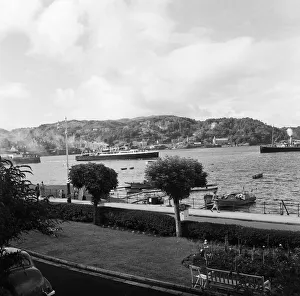 Front Prints: The Bay at Oban, a resort town within the Argyll and Bute council area of Scotland