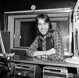 01195 Collection: BBC Disc Jockey Johnnie Walker. 15th January 1976