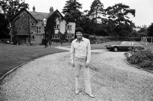 BBC DJ Tony Blackburn at his home in Cookham Dean, Berkshire