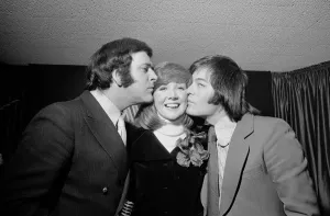 BBC radio braodcasters Terry Wogan (left) and Tony Blackburn