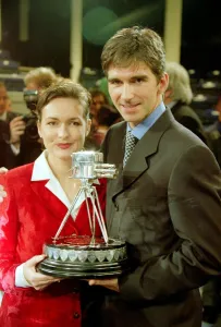 Bbc Sports Personality Of The Year Award Winner Damon Hill With His Wife Gorgie