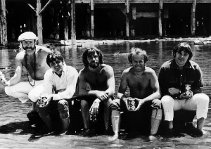 00163 Prints: The Beach Boys American pop group circa 1975 Local Caption