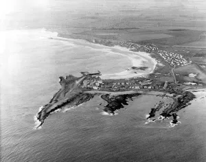 Core53 Prints: Beadnell from the air. This great aerial shot was taken this month 39 years ago