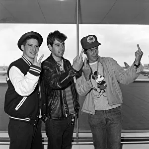 Hand Gesture Prints: The Beastie Boys at London Airport, Adam Horovitz (Ad-Rock)