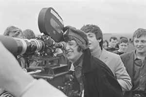 00268 Prints: Beatle left out in the cold 3rd May 1965. Stranded on a desolate Knighton
