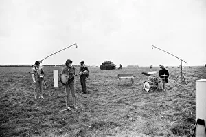Help Prints: Beatle left out in the cold 3rd May 1965. Stranded on a desolate Knighton Down in