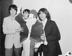 The Beatles 1968 left to right Paul McCartney Ringo Starr