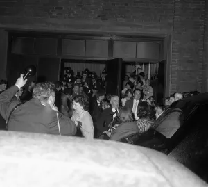 The Beatles arrive at the Opera House Blackpool to chaotic scenes of screaming fans