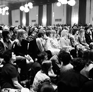Listening Prints: The Beatles attend lecture by Maharishi Mahesh Yogi at the Hilton Hotel on Park