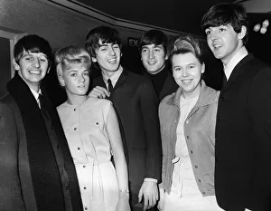 01139 Prints: The Beatles backstage at The Regal in Cambridge 26th November 1963