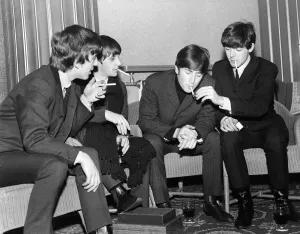 The Beatles backstage at The Regal in Cambridge 26th November 1963