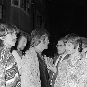 The Beatles in Bangor Wales to take part in a 10-day conference on Transcendental