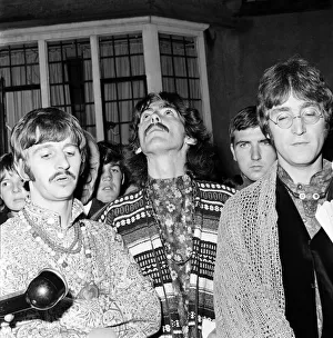 The Beatles in Bangor Wales to take part in a 10-day conference on Transcendental