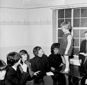 00894 Collection: The Beatles The Beatles backstage at the Bradford Gaumont, Yorkshire