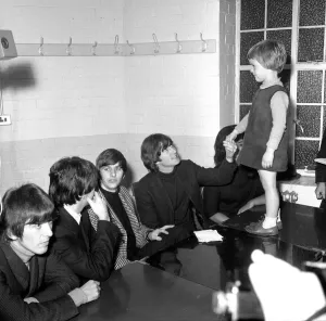 The Beatles The Beatles backstage at the Bradford Gaumont