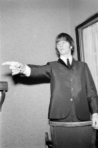 Beatles drummer Ringo Starr before the groups performance at the ABC Cinema in
